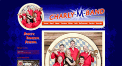 Desktop Screenshot of charly-m-band.de